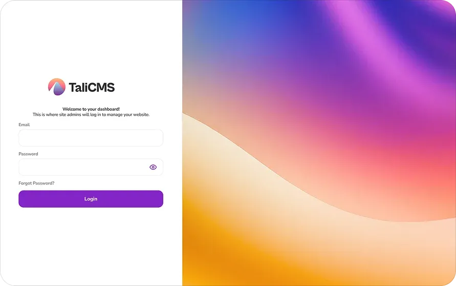 TaliCMS — Association-Focused