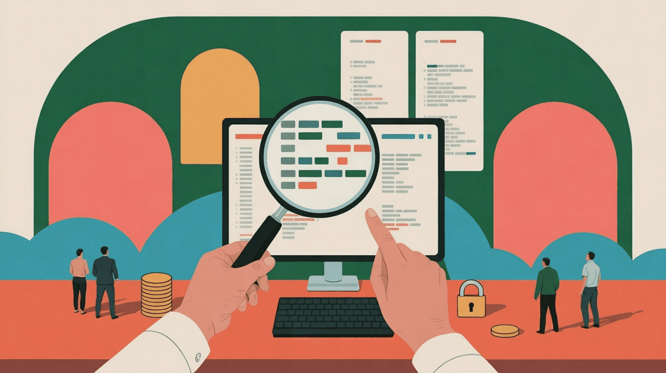 Reviewing AI-Written Code That Handles Money — illustration