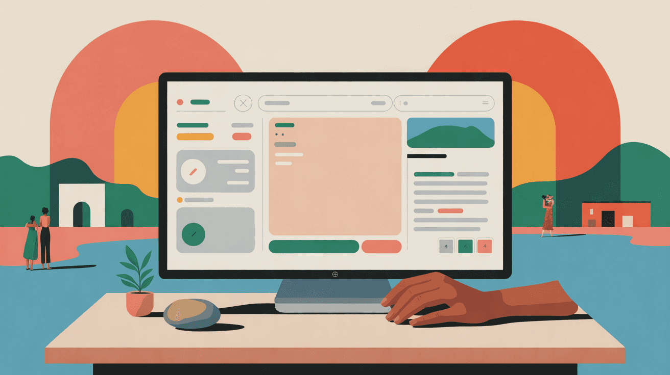 UX Design Patterns That Make SaaS Feel Premium: 12 We Use — illustration
