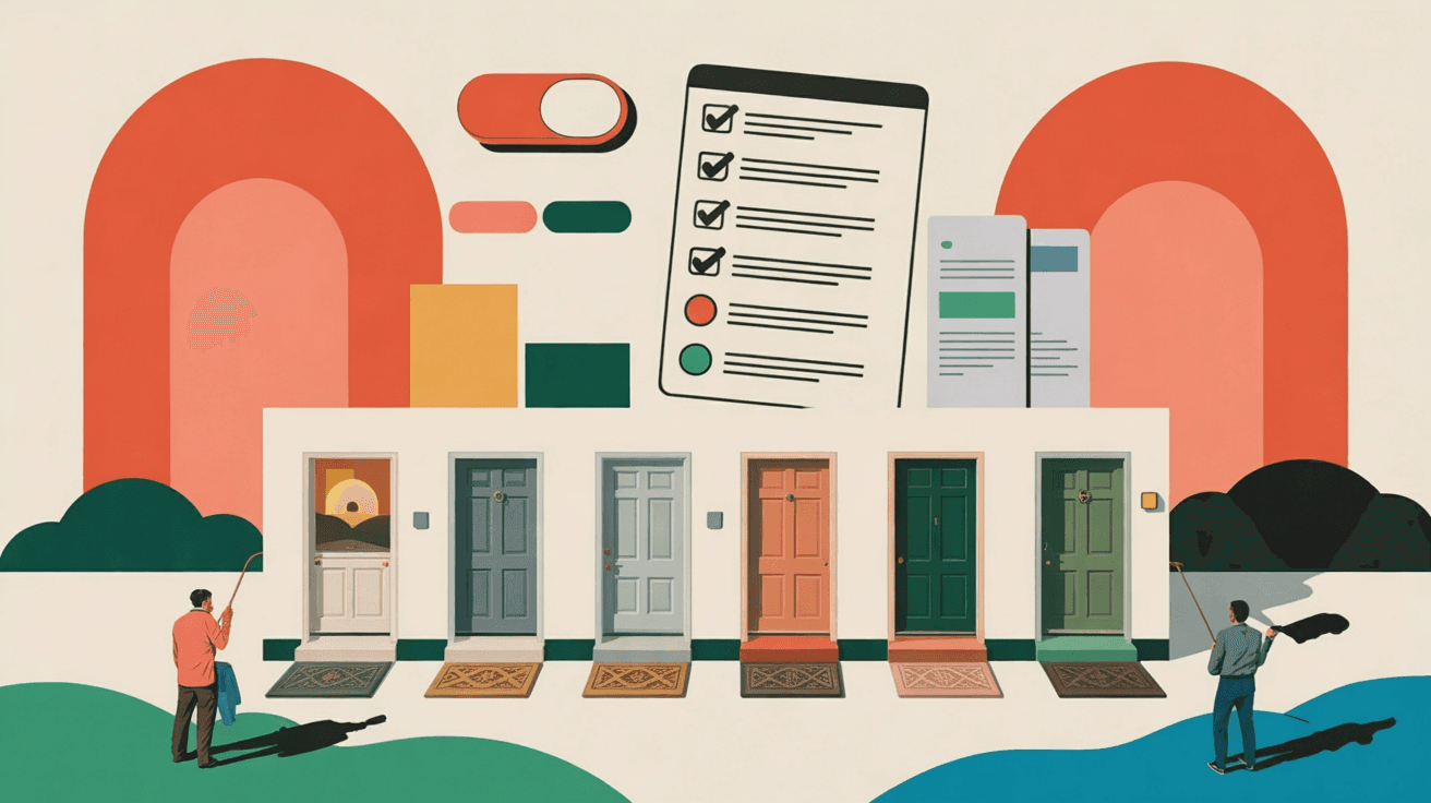 What Building Four Niche Products Taught Us About Onboarding — illustration