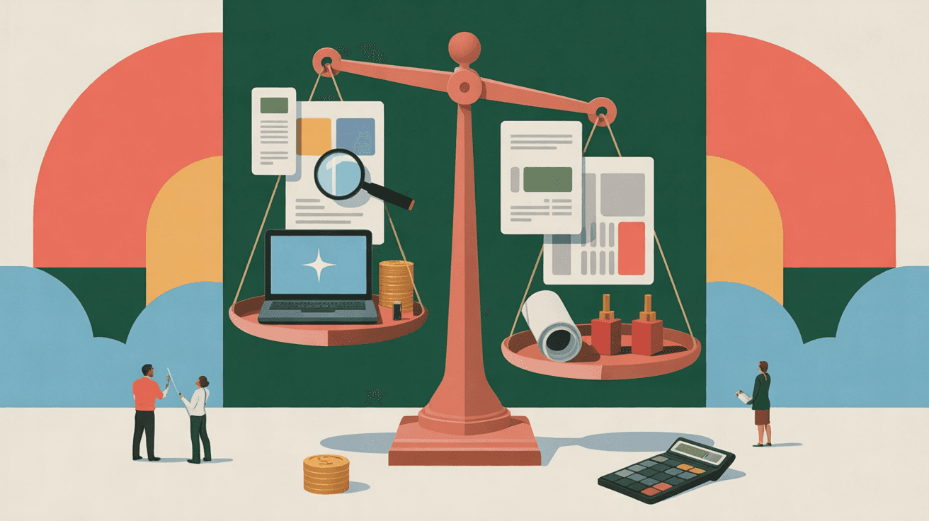 What It Really Costs to Build Software With AI in 2026 — illustration